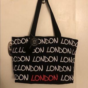 Zipped London tote bag. Never worn.